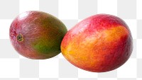 Alphonso mango fruit png sticker, transparent background