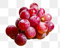 Grapes png sticker, transparent background