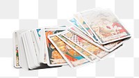 Tarot cards png sticker, transparent background