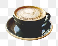 Hot coffee png sticker, transparent background