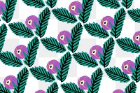 E.A. Séguy's flower png pattern, transparent background, remixed by rawpixel