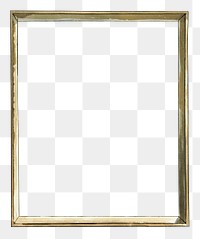 Antique frame png sticker, transparent background