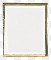 Antique frame png sticker, transparent background