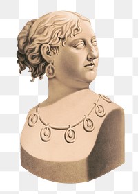 L. Price png, ancient Greek statue on transparent background.  Remastered by rawpixel