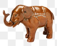 Elephant png mechanical bank on transparent background.    Remastered by rawpixel