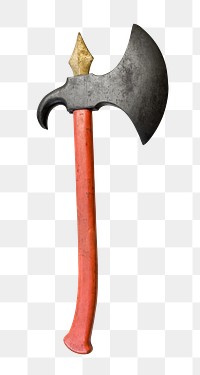 Axe png tool sticker, transparent background.    Remastered by rawpixel