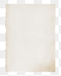 Beige paper png vintage journal sticker, transparent background.   Remastered by rawpixel