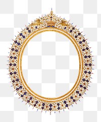 Gold traditional png frame, luxurious & vintage style, transparent background.    Remastered by rawpixel