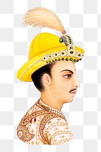 King Girvan Yuddhavikram Shah png on transparent background.    Remastered by rawpixel