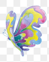 The Heiress butterfly png sticker, transparent background.  Remixed by rawpixel.