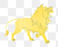 Maubikeck png sticker, the lion tamer, transparent background.  Remixed by rawpixel.