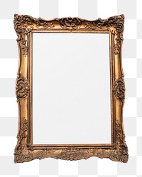 Antique picture frame png sticker, transparent background