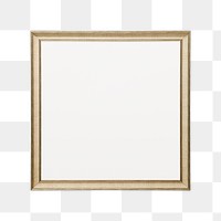 Png luxury frame sticker, transparent background