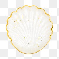 Shell plate png in transparent background