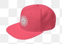 Pink cap  png sticker, fashion transparent background