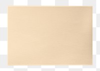 Old beige paper png sticker, transparent background