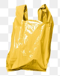 Plastic bag png sticker, transparent background