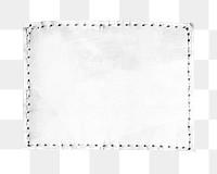 Blank clothing label png sticker, transparent background