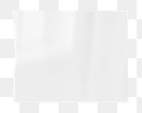 White paper png sticker, transparent background