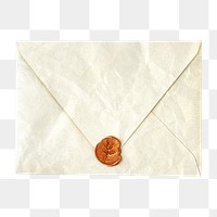 Aesthetic envelope png sticker, transparent background