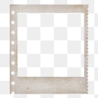 Note paper png frame, transparent background