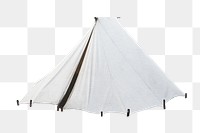 Camping tent png sticker, transparent background