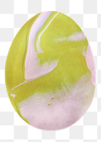 Easter egg png illustration sticker, transparent background