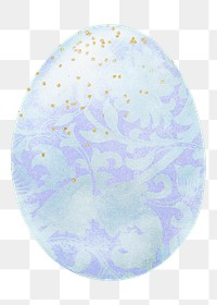 Easter egg png illustration sticker, transparent background