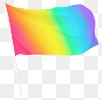 LGBTQ pride flag png sticker, transparent background