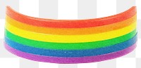 LGBTQ wristband png sticker, transparent background