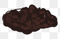 Plant soil png sticker, transparent background