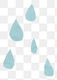 Water drops png sticker, transparent background