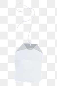 Tea bag png sticker, transparent background