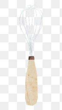 Whisk png sticker, transparent background