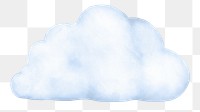 Cloud png weather sticker, transparent background