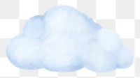 Cloud png weather sticker, transparent background
