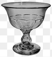 Vintage goblet png sticker, object illustration, transparent background