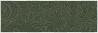 Green rectangle png vintage botanical pattern sticker, transparent background, remixed by rawpixel