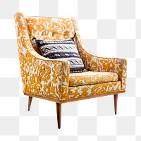 Armchair  png, transparent background