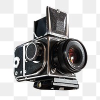 Antique camera png sticker, transparent background