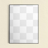 Picture frame  png mockup, transparent design