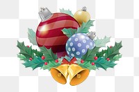 PNG Christmas decoration sticker, transparent background