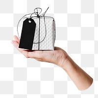 Gift box png, Christmas present in transparent background