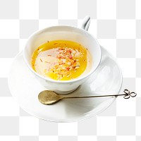 Saffron water png sticker, transparent background