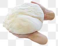 Homemade bread dough png sticker, transparent background