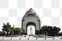 Architectural landmark png border, transparent background