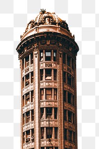 Classic building  png sticker, transparent background