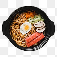 Ramen noodle png sticker, transparent background