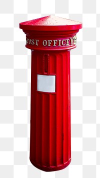 Post box png sticker, transparent background