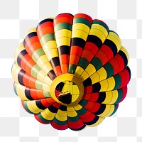 Hot air balloon png sticker, transparent background